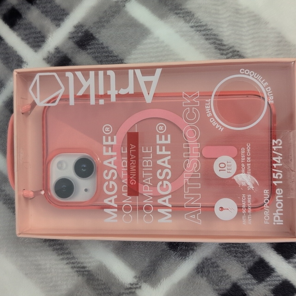 Pink MagSafe Compatible Anti-Shock iPhone Case